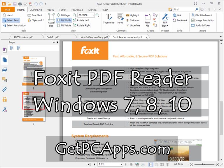 foxit reader printer download
