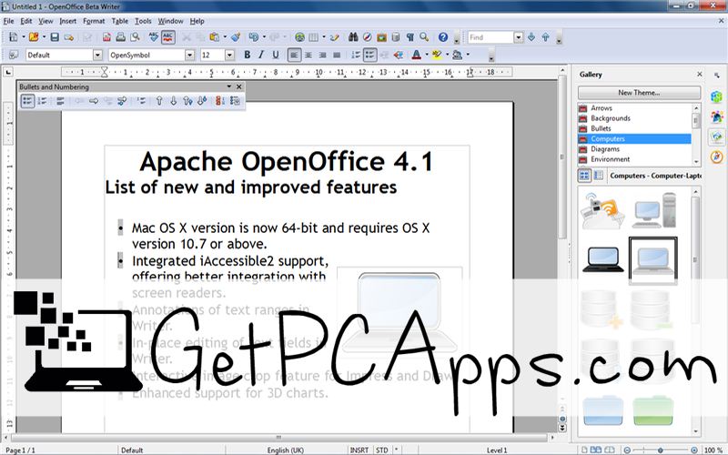 Download OpenOffice 4.1.10 [2024 Latest] Offline Setup Windows 7, 8