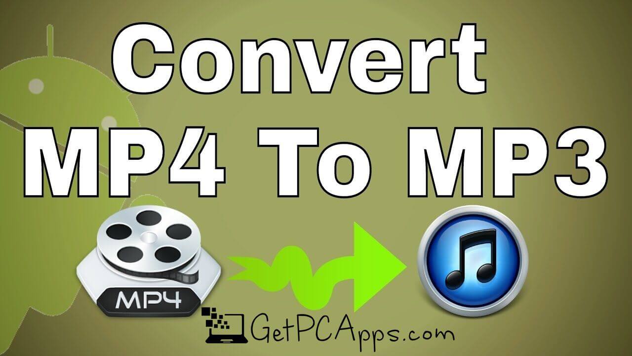 convert an mp4 audio file to mp3 audio file