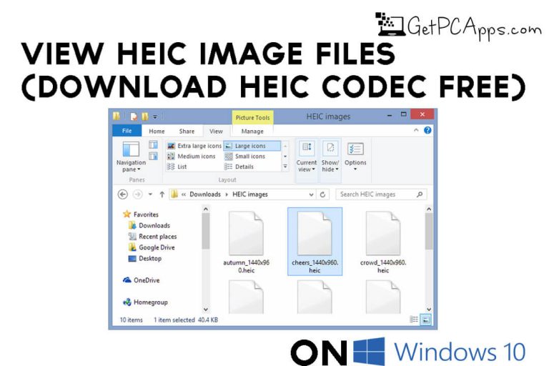 heic images on windows 10